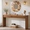 70.9" Sofa Table Wooden Console Table with 3 Drawers for Entryway